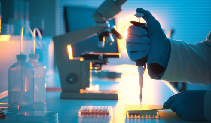 life science researcher performing ELISA test